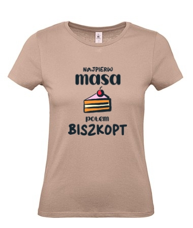 Najpierw masa potem biszkopt