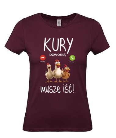 Kury dzwonią muszę iść
