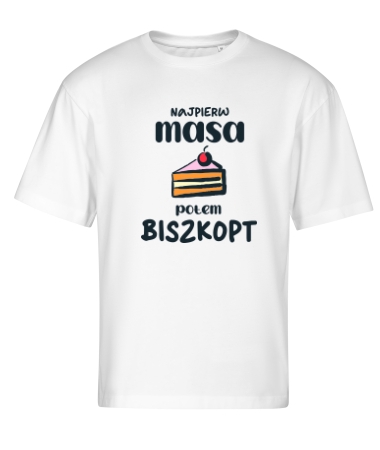 Najpierw masa potem biszkopt