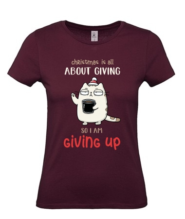 Christmas giving up